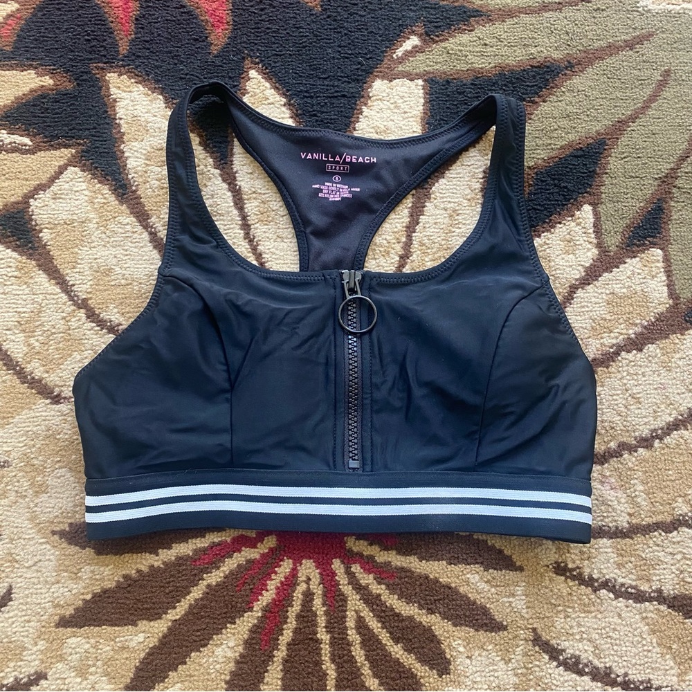 Black bikini top